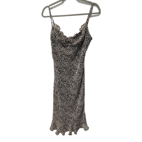 Vtg 90s Y2K Windsor Ruffle Slip Dress Fairy Grunge Size 11 - Picture 1 of 7